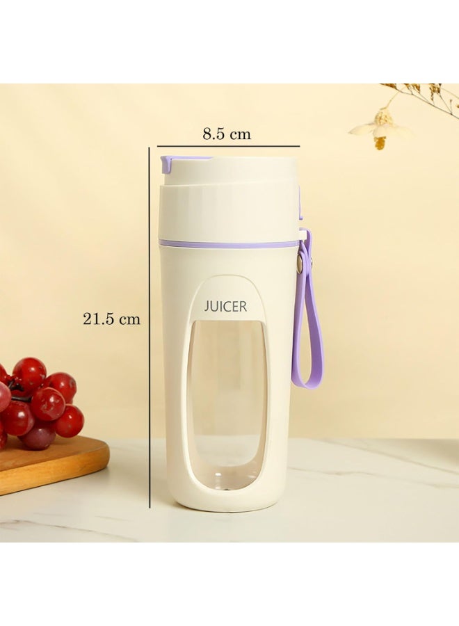 Panvil Portable Juice Blender Bottle – USB Rechargeable Personal Mini Blender for Smoothies & Shakes, Fresh Fruit Electric Juice Mixer, Compact Travel Blender for Home, Office, Gym & Outdoor Use - Image 4